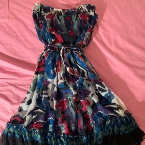 forever 22 strapless floral dress